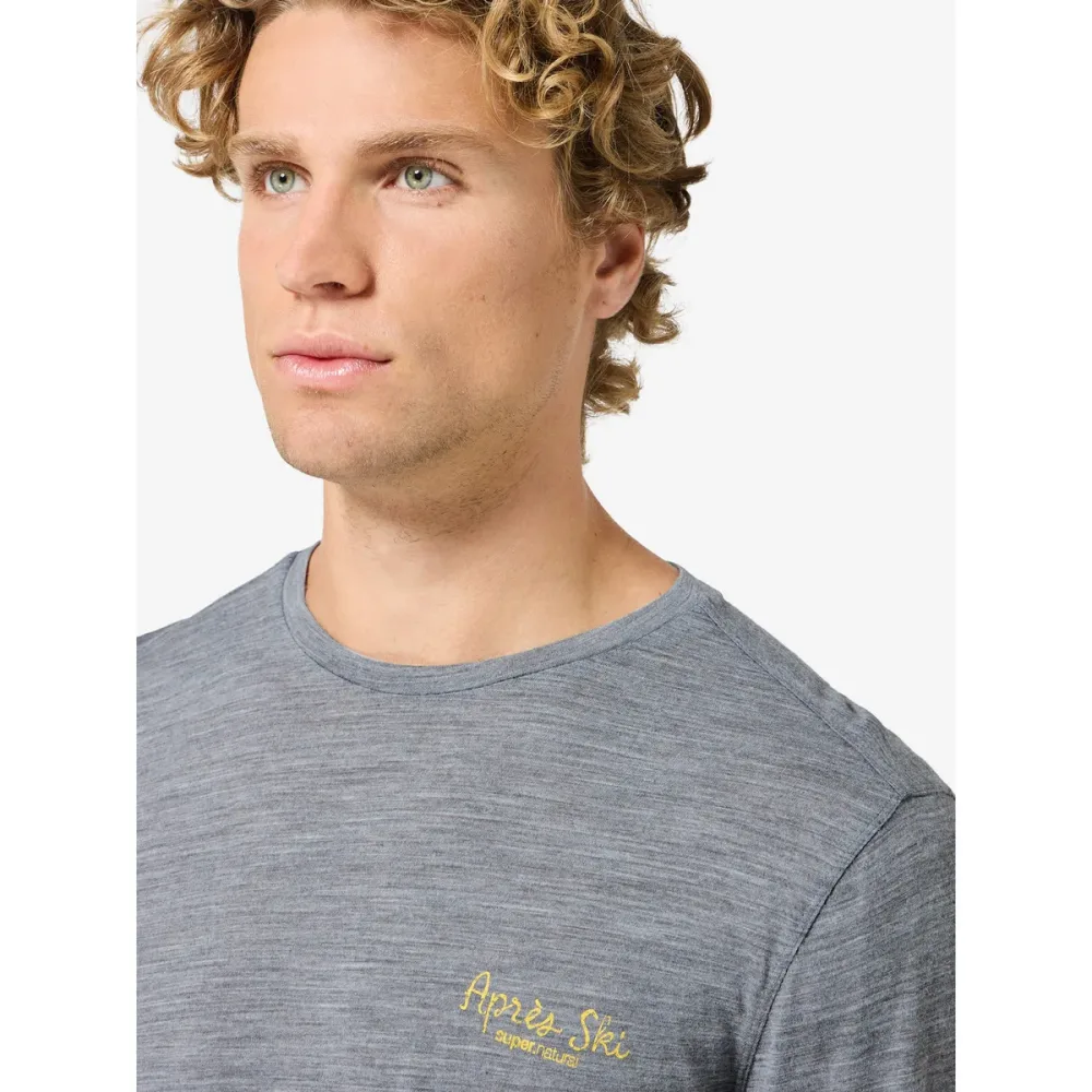Super.Natural Herren Apres Ski Longsleeve