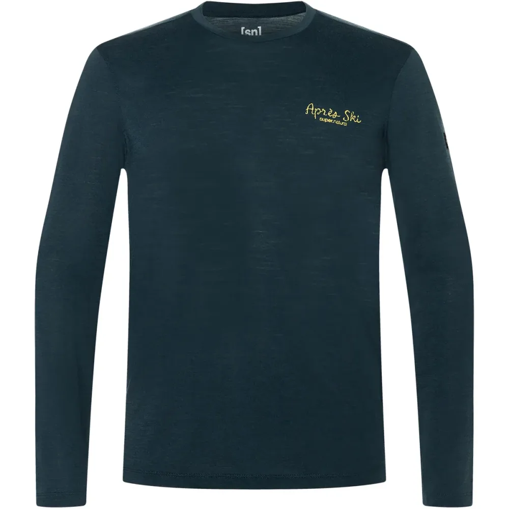 Super.Natural Herren Apres Ski Longsleeve