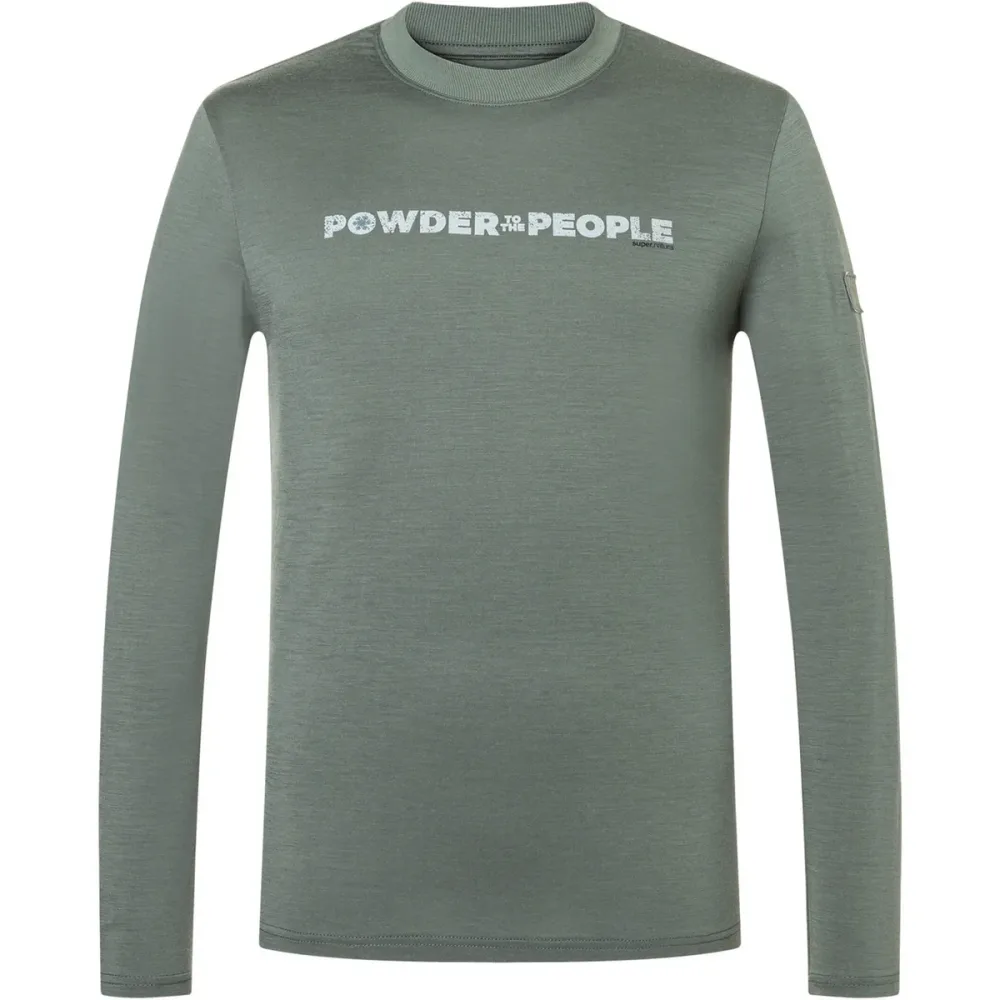 Super.Natural Herren Powder To The People Bio J Longsleeve
