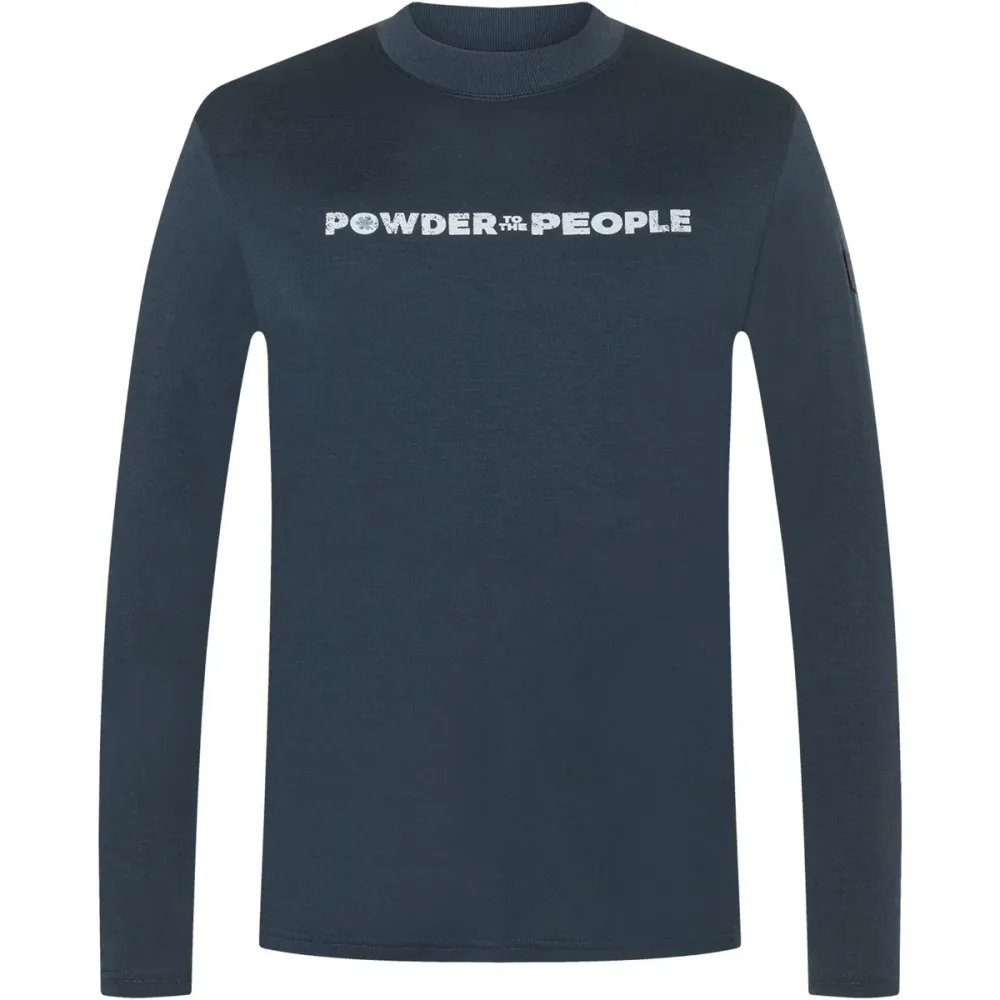 Super.Natural Herren Powder To The People Bio J Longsleeve