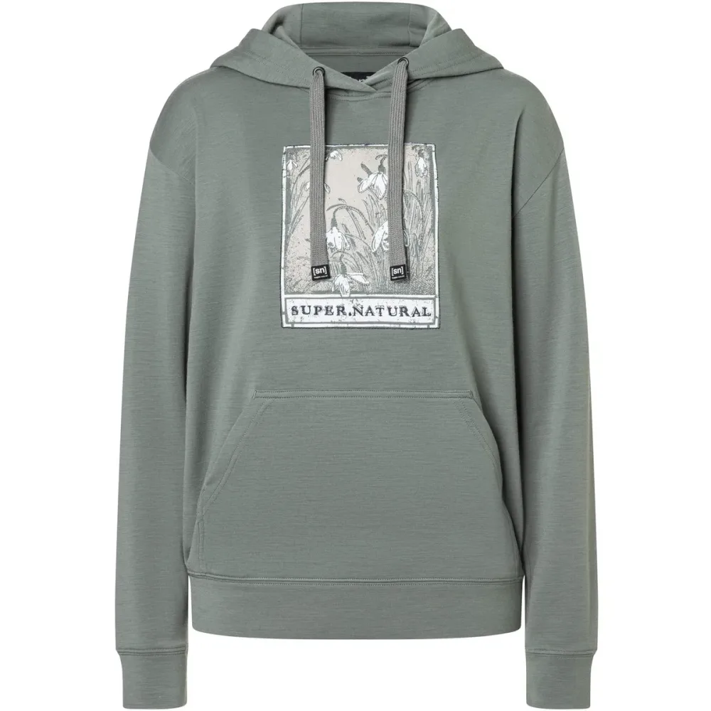 Super.Natural Damen Snowdrops Hoodie
