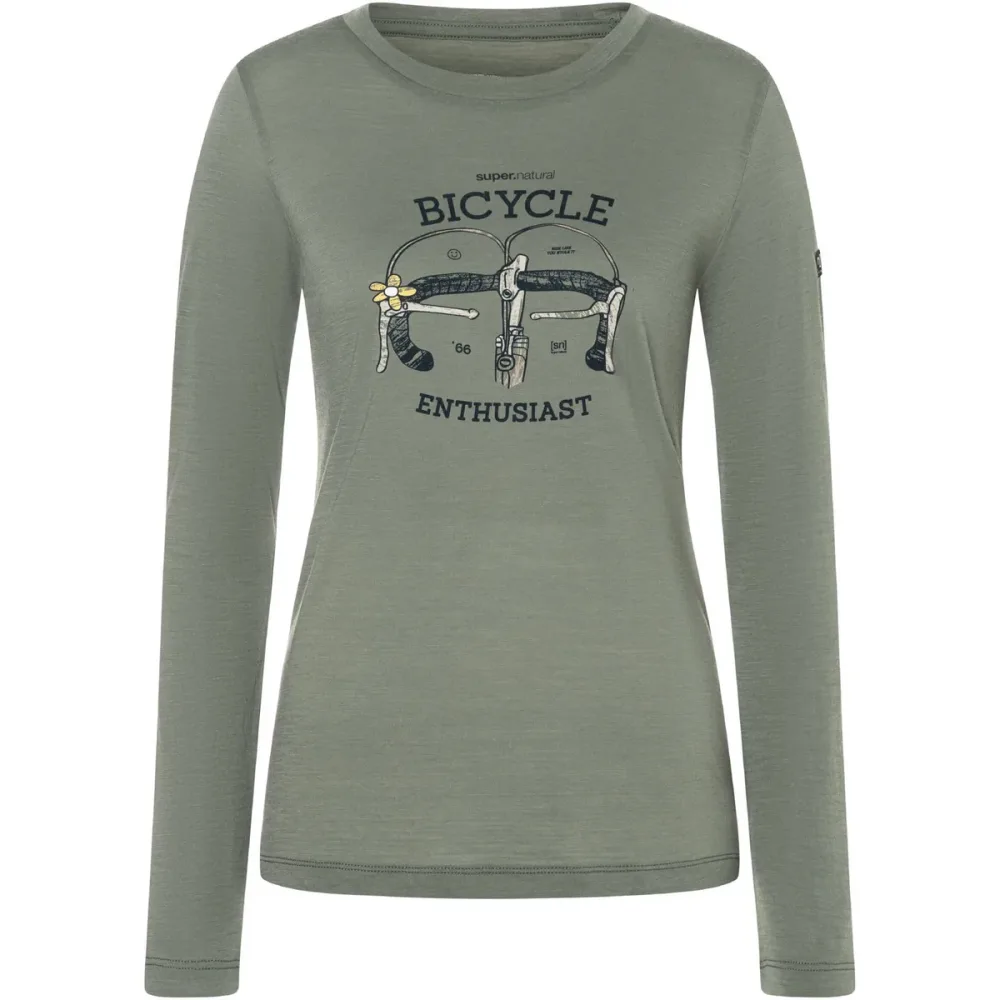 Super.Natural Damen Bike Enthusiast Longsleeve