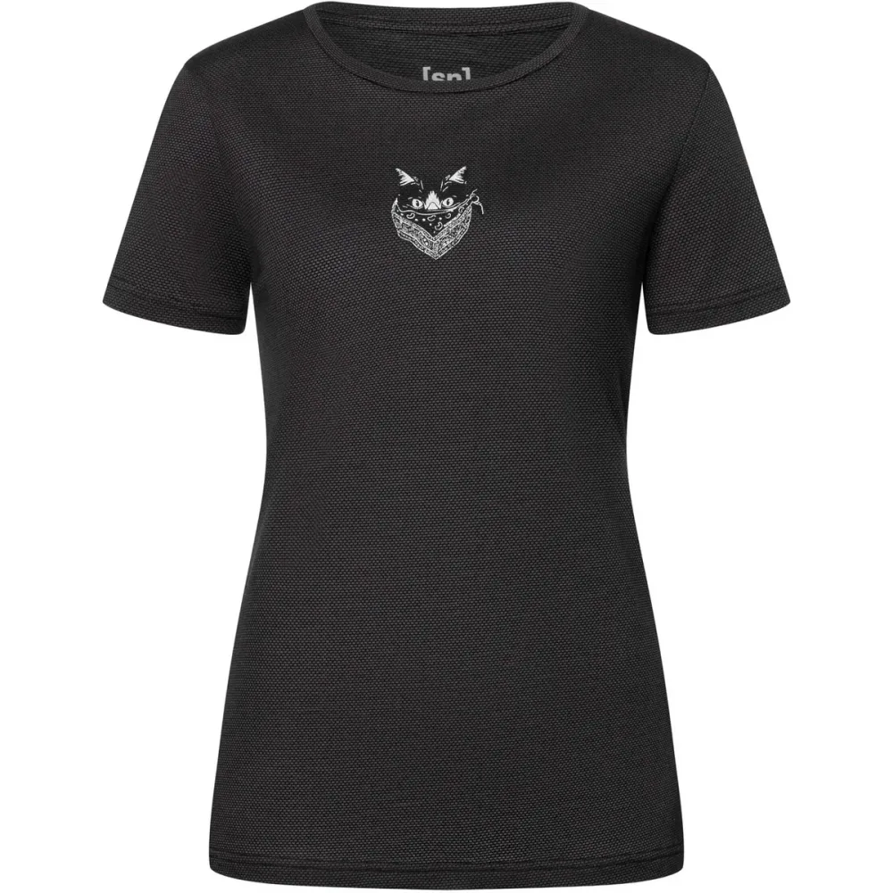 Super.Natural Damen Bandito Cat Mesh T-Shirt