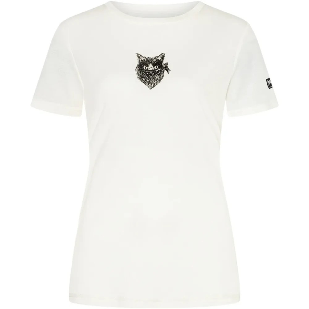 Super.Natural Damen Bandito Cat Mesh T-Shirt