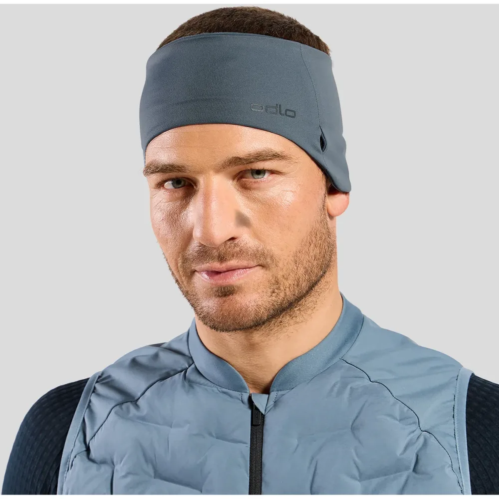 Odlo Performance Windblock Stirnband - Skilanglauf, Radsport - grau, S/M