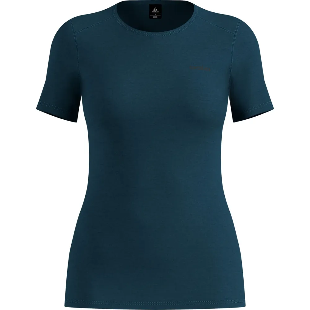 Odlo Damen Merino Fundamentals Bl Crew T-Shirt