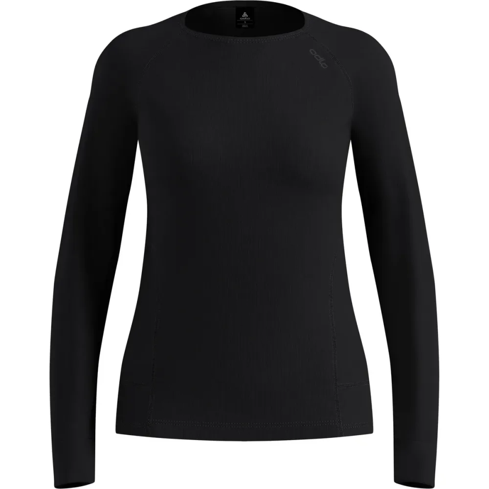 Odlo Active X-Warm Base Layer Shirt für Damen - Wandern, Ski & Snow - schwarz, S