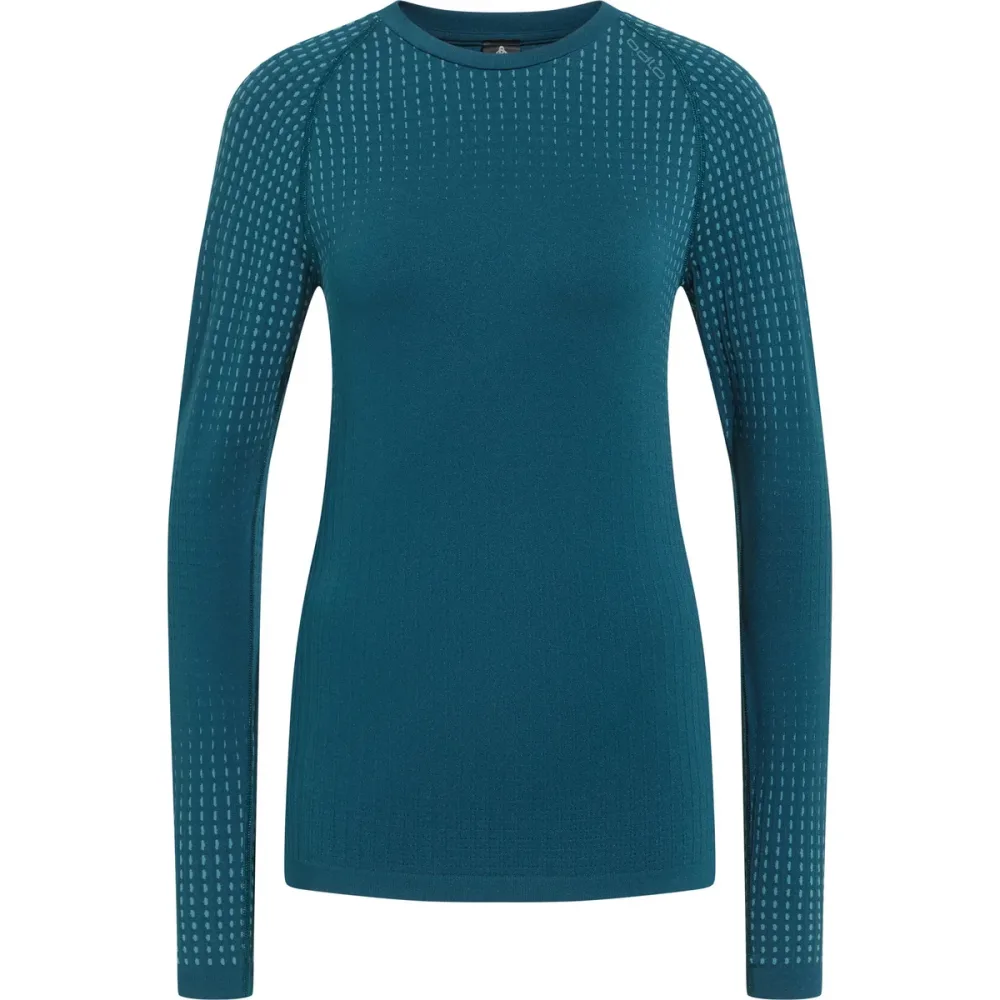Odlo Damen Performance Warm Bl Crew Longsleeve