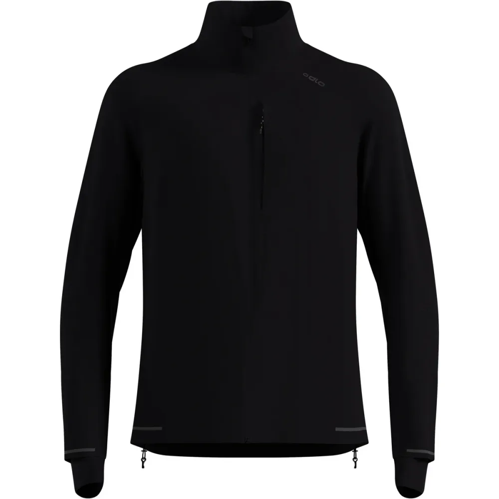 Odlo Zeroweight Pro Windproof Reflective Laufjacke für Herren - Trail Running, Running - schwarz, S