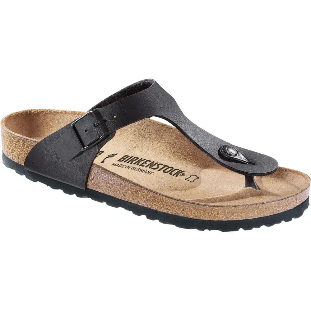 Birkenstock Gizeh Birko-Flor® Regular Fit Herren Slipper Schwarz, Herren, Größe: 46