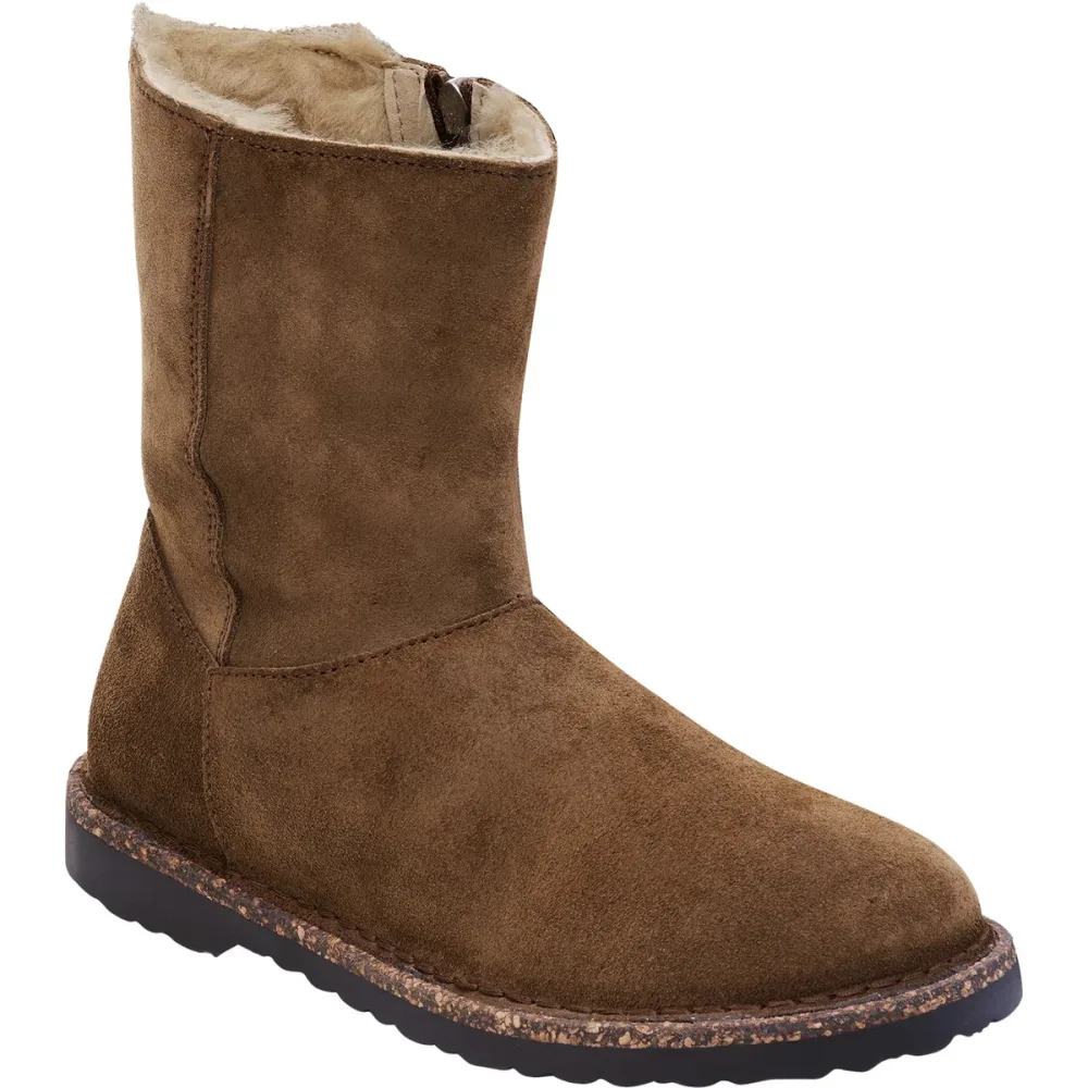 Birkenstock Damen Uppsala Zip Shearling Suede Schuhe