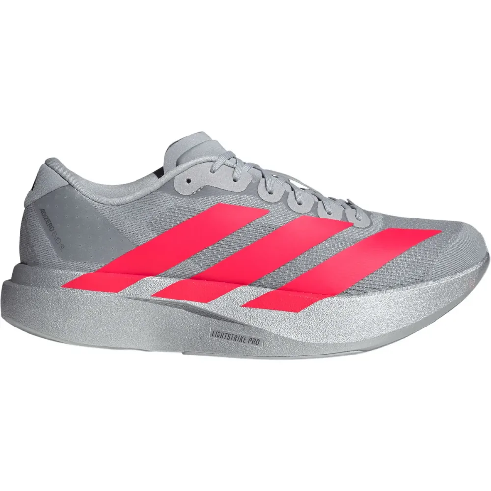 adidas adizero Evo SL Herren Sneaker Silber, Herren, Größe: 12