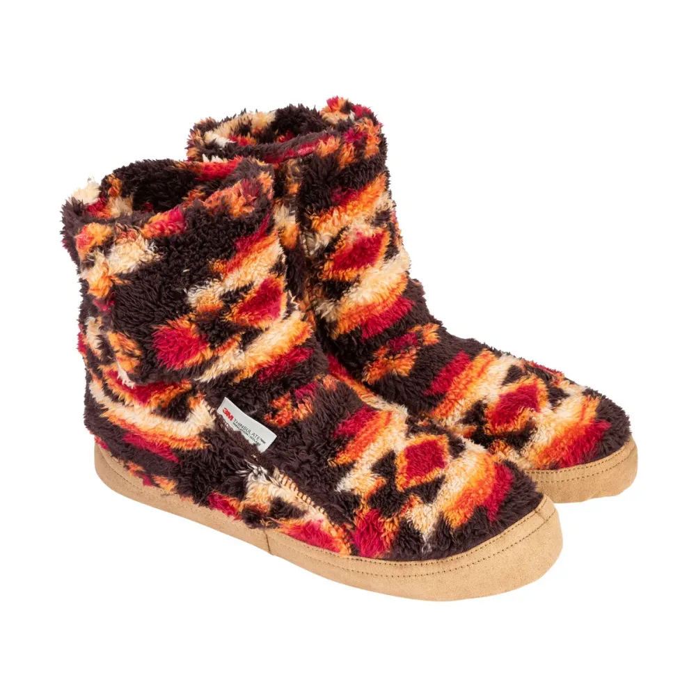 Bergzeit Basics Meru Kurgan Teddy Print Hausschuhe