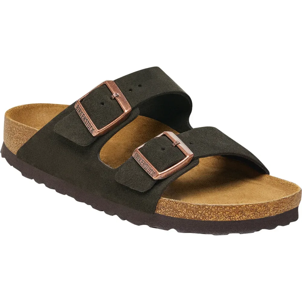 Birkenstock Herren Arizona Soft Footbed Suede Leather Sandale