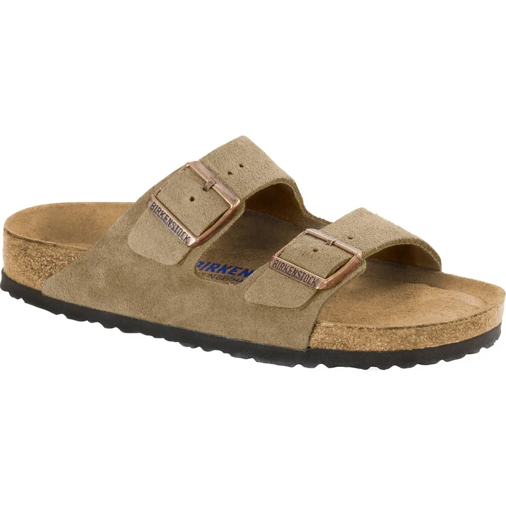 Birkenstock Damen Arizona Soft Footbed Suede Leather Sandale