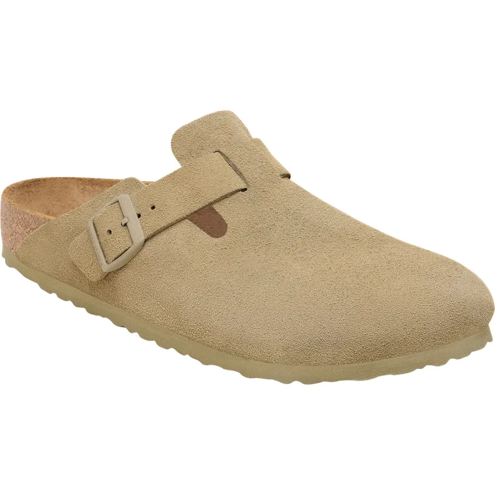 Birkenstock - Boston Suede Leather, für Damen, Khaki, Größe 42