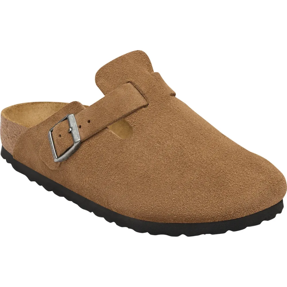 Birkenstock Boston Suede Leather Sandalen