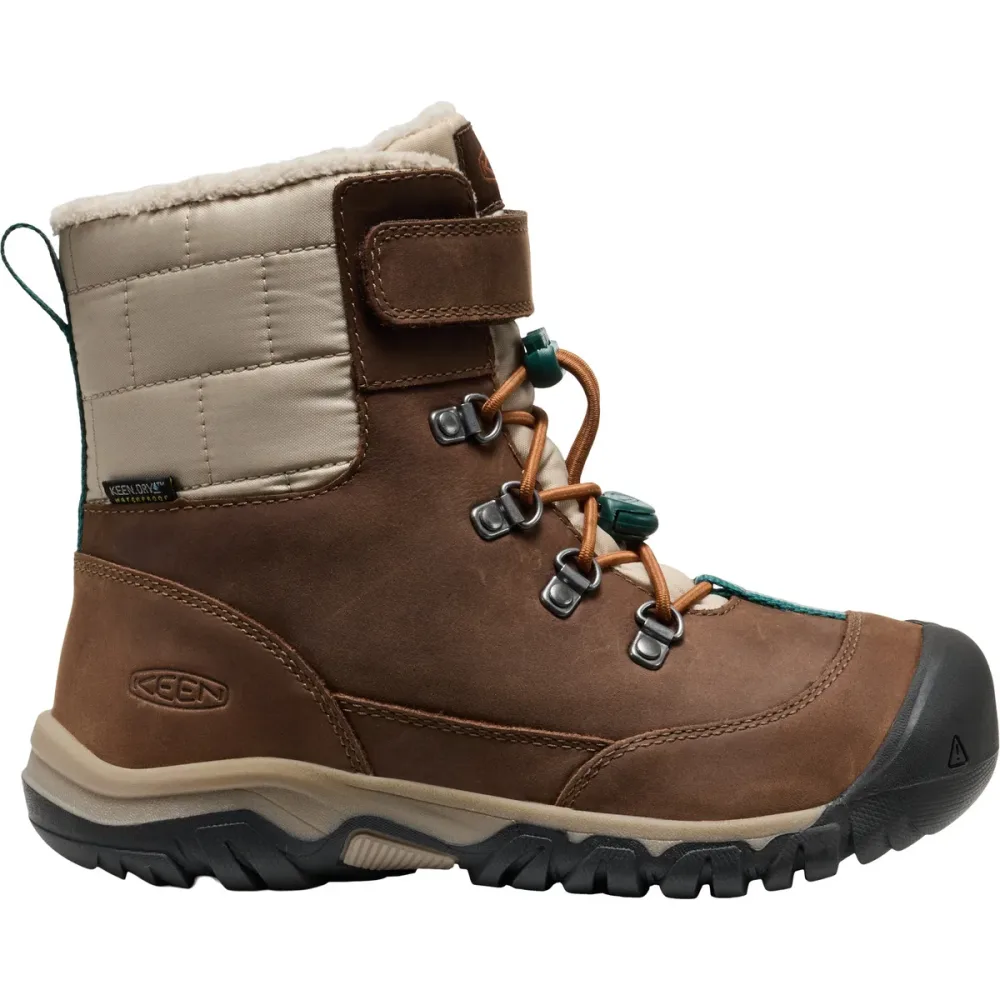 KEEN Kids Y Kanibou WP Winterschuhe, braun, Grösse: 38