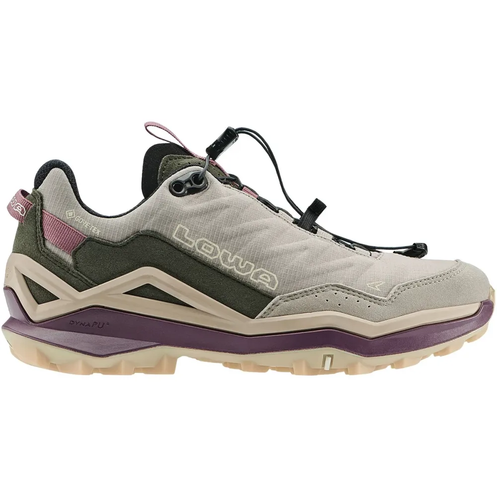 LOWA Maddox Pro Lo SL Gore-Tex® Damen Trekkingschuh Taupe, Damen, Größe: 5