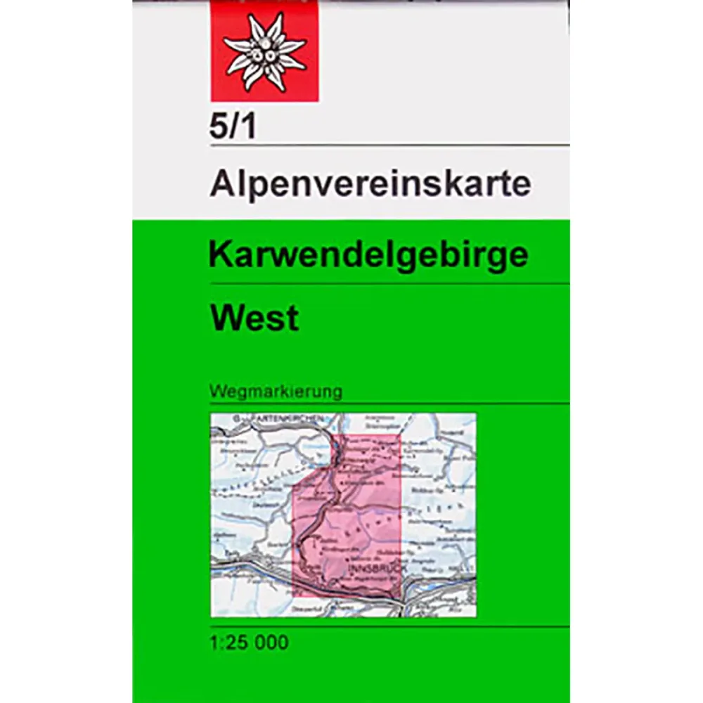 DAV AV-Karte 5/1 Karwendelgebirge, West