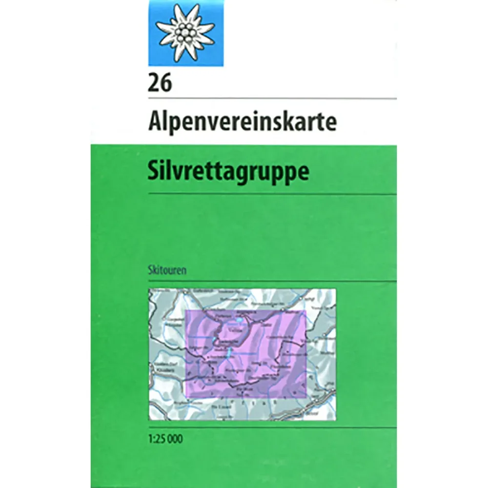 DAV AV-Karte 26 Silvrettagruppe, Skirouten