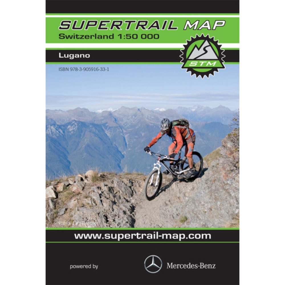 Supertrail Map Lugano - MTB