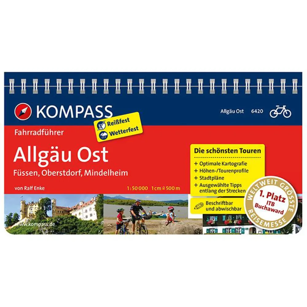 Kompass Verlag Allgäu Ost 6420 Fahrradführer