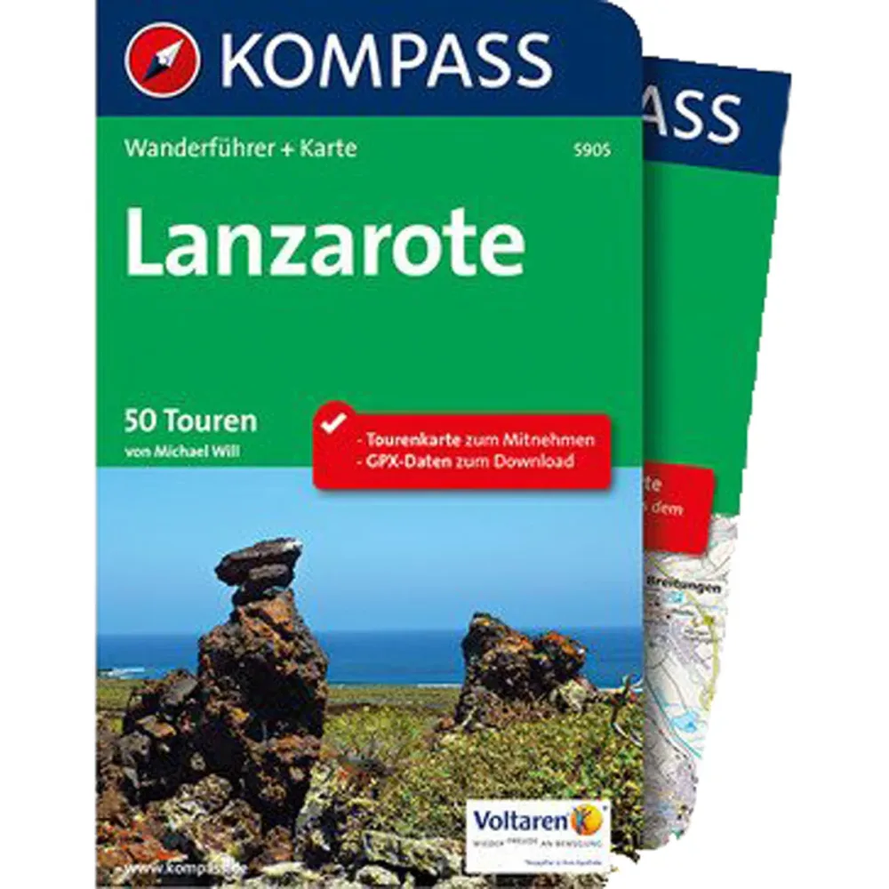 Kompass Verlag Lanzarote 5905 Wanderführer