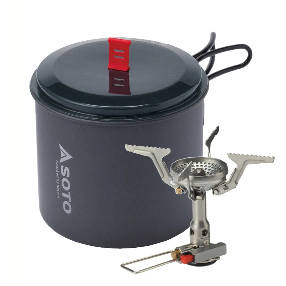 Soto Amicus Piezo Gaskocher/New River Kochtopf