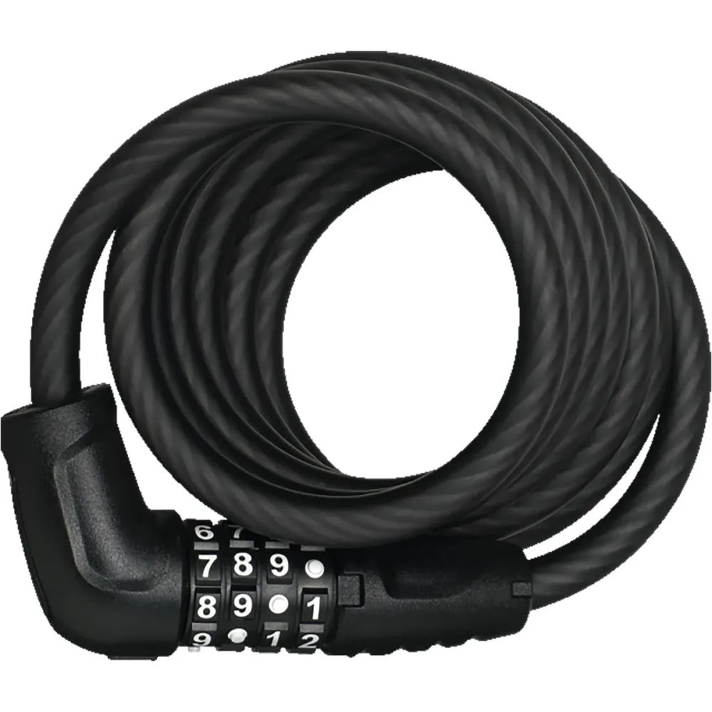 Abus Numero 5510C/180 Spiralkabelschloss + Halter