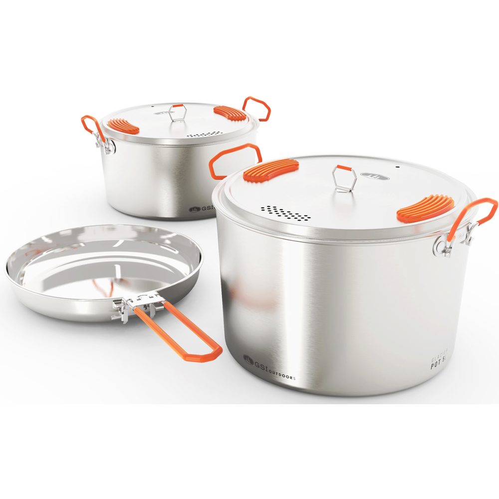GSI Glacier Stainless Base Camper L Kochgeschirr