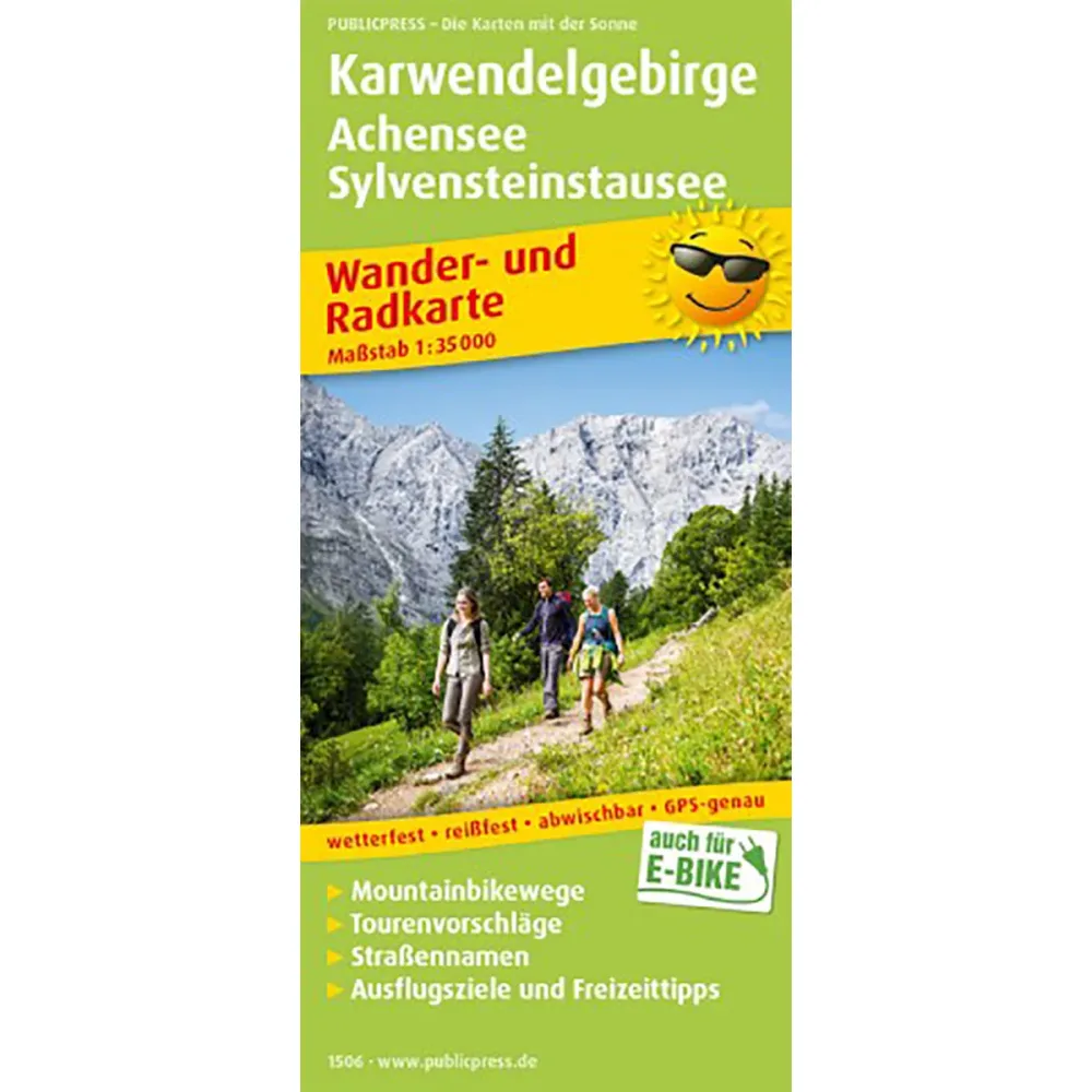PublicPress RWK 1506 Karwendelgebirge - Achensee, Sylvenstein