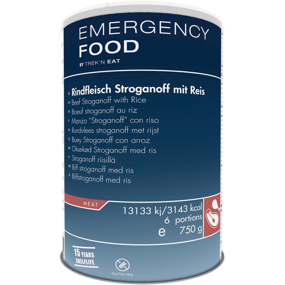 Trek'n Eat Rindfleisch Stroganoff mit Reis