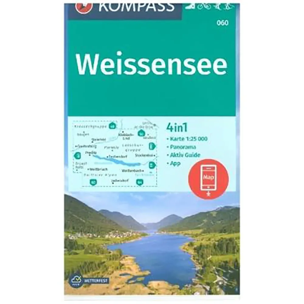 Kompass Verlag WK 060 Weissensee