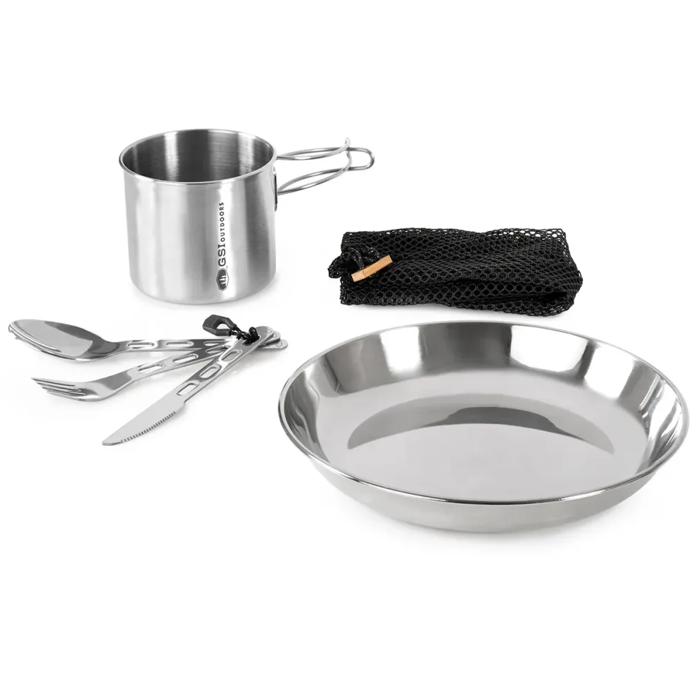 GSI Glacier Stainless Essgeschirr Set