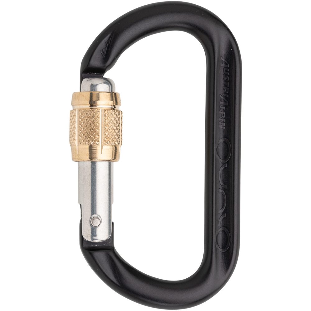 Austrialpin Ovalo GI Alu Schraub-Karabiner