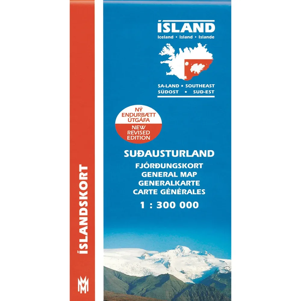 Mal og menning Island Generalkarte Südost 300T