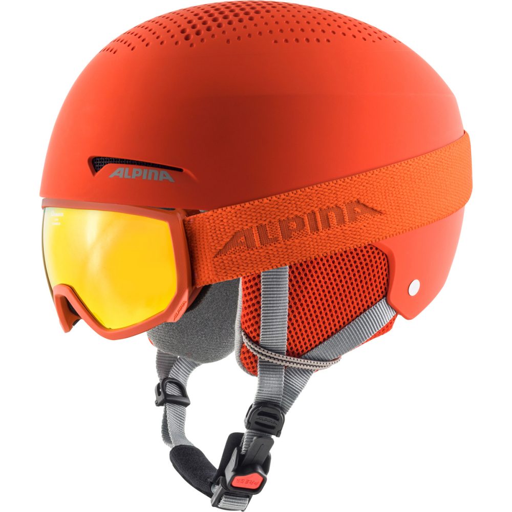 Alpina Kinder Zupo+Scarabeo Jr. Set Skihelm