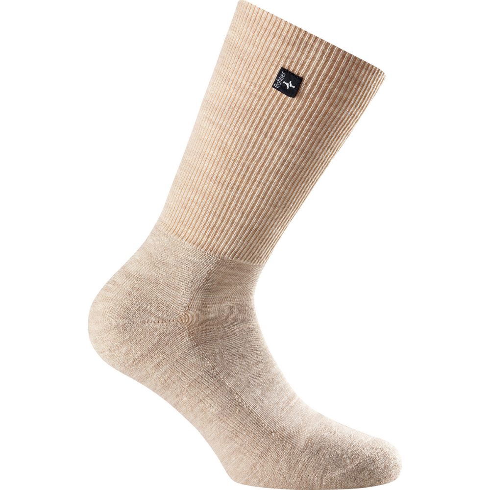 Rohner - Socken  1er Pack Bequem sitzend, für Damen, Beige, Größe 36
