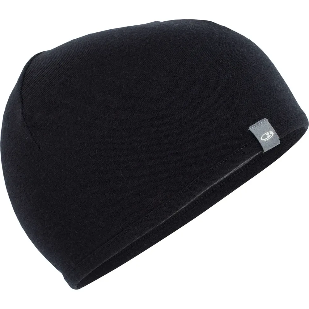 Icebreaker - Beanie, Unisex Merino Pocket Hat, One Size, Black