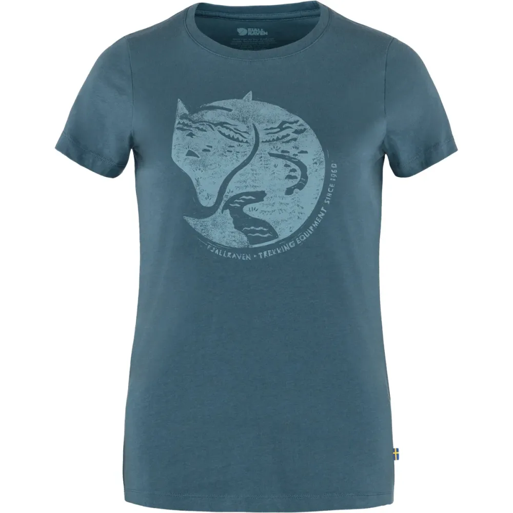 Fjällräven Damen Arctic Fox Print T-Shirt