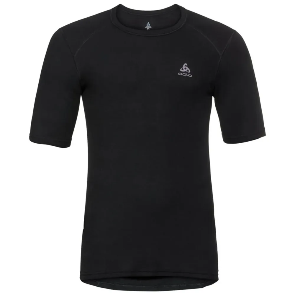ODLO Herren T-Shirt  Active Warm Eco Crew Neck schwarz | M