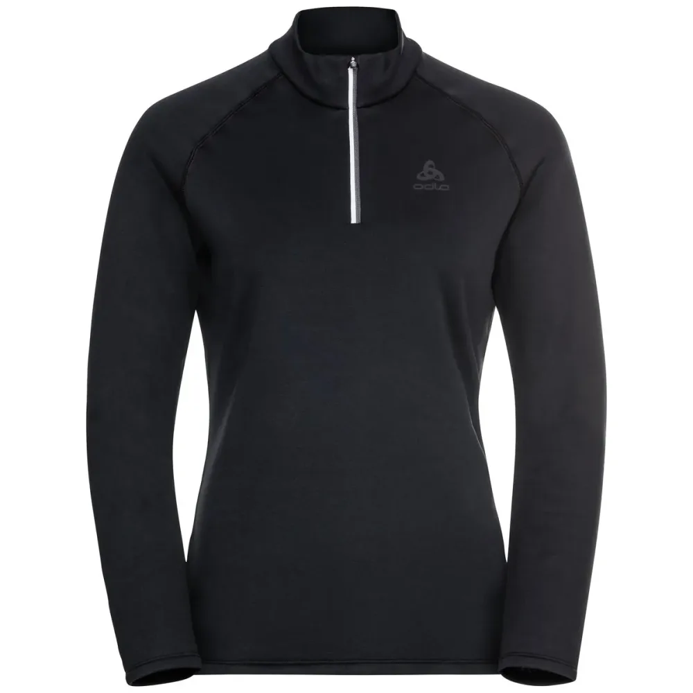 Odlo Besso Mid Layer Half-Zip für Damen - Ski & Snow - schwarz, L
