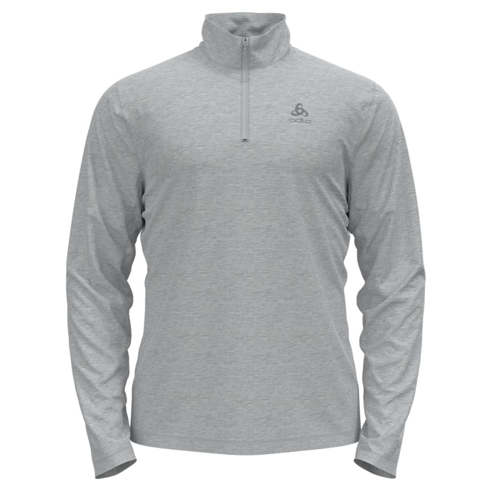 Odlo Berra Mid Layer Half-Zip für Herren - Wandern, Ski & Snow - grau, 3XL