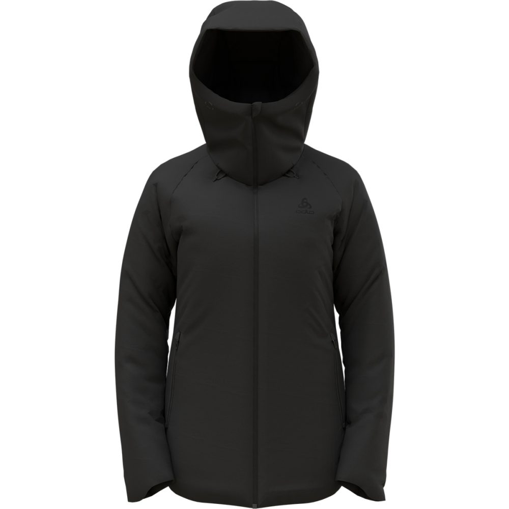 Odlo Ascent S-Thermic Waterproof Isolationsjacke für Damen - Wandern, Casual Comfort - schwarz, XS
