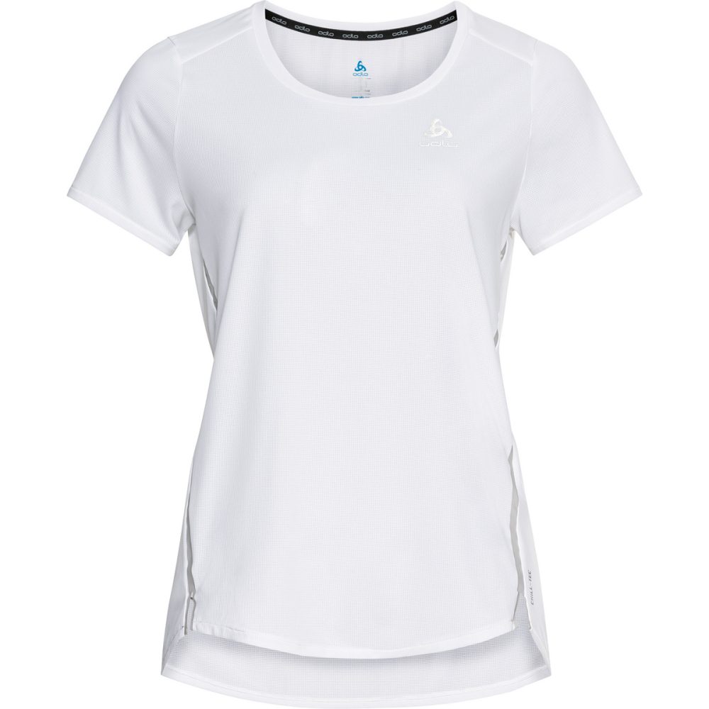 Odlo Zeroweight Chill-Tec Lauf-T-Shirt für Damen - Training, Running - weiss, S