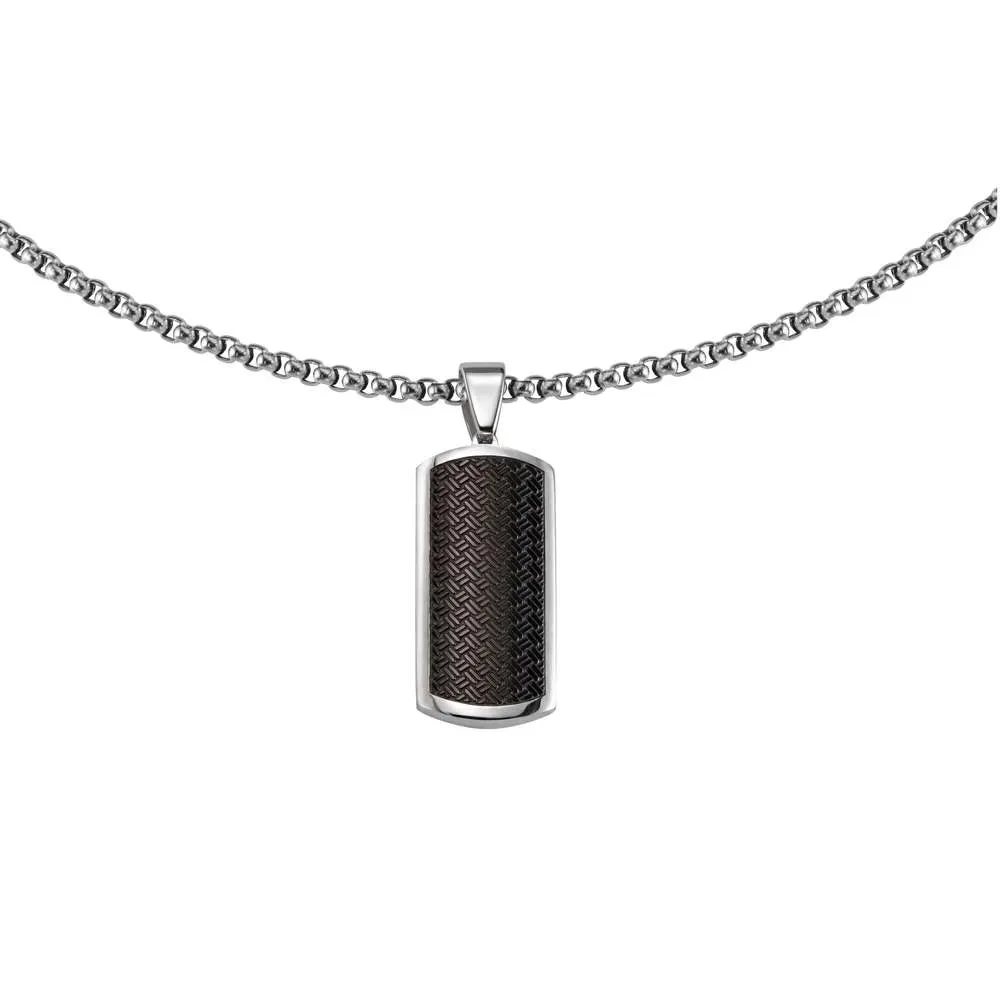 Dog-Tag-Halskette aus Edelstahl