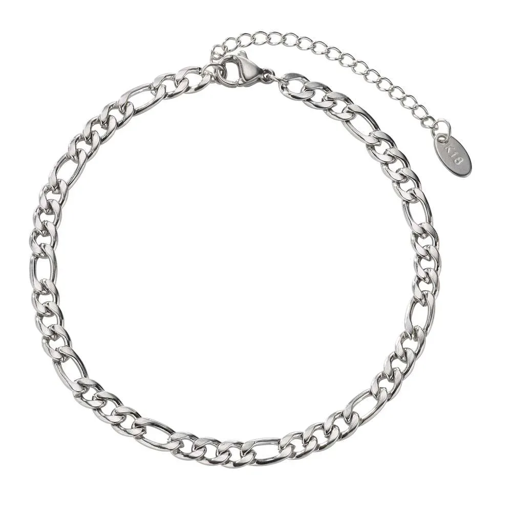 Edelstahl Fusskette