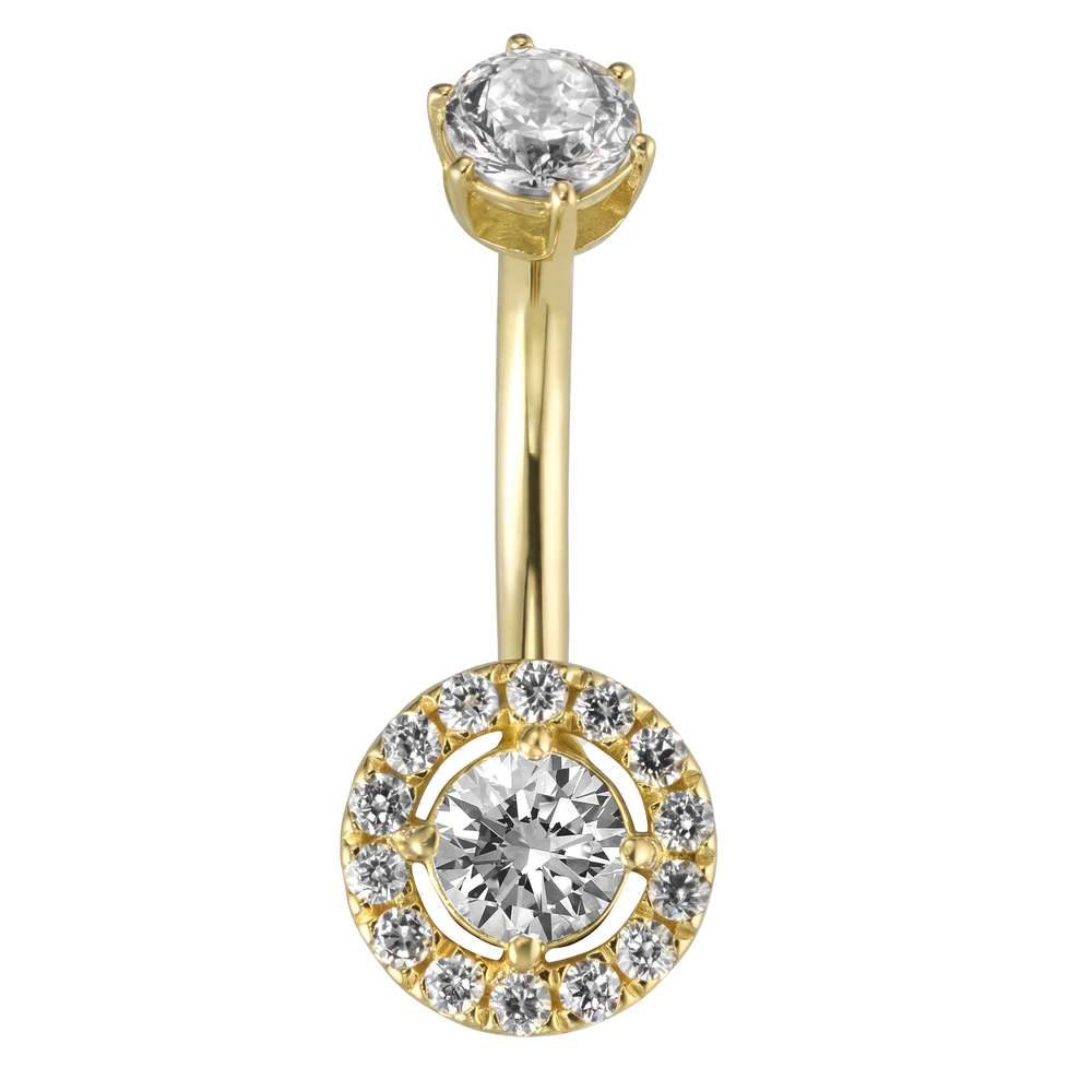 Echtgold Bauchpiercing