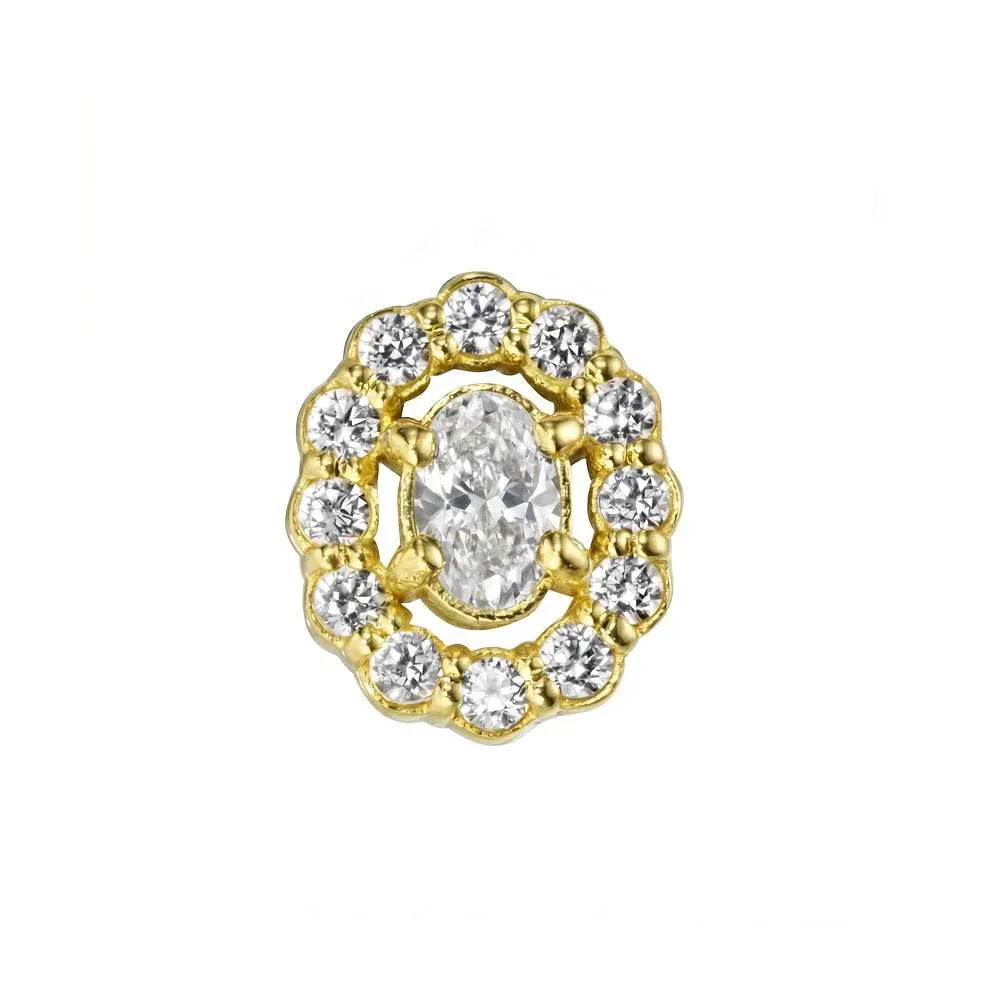 1.2mm Gold Piercing